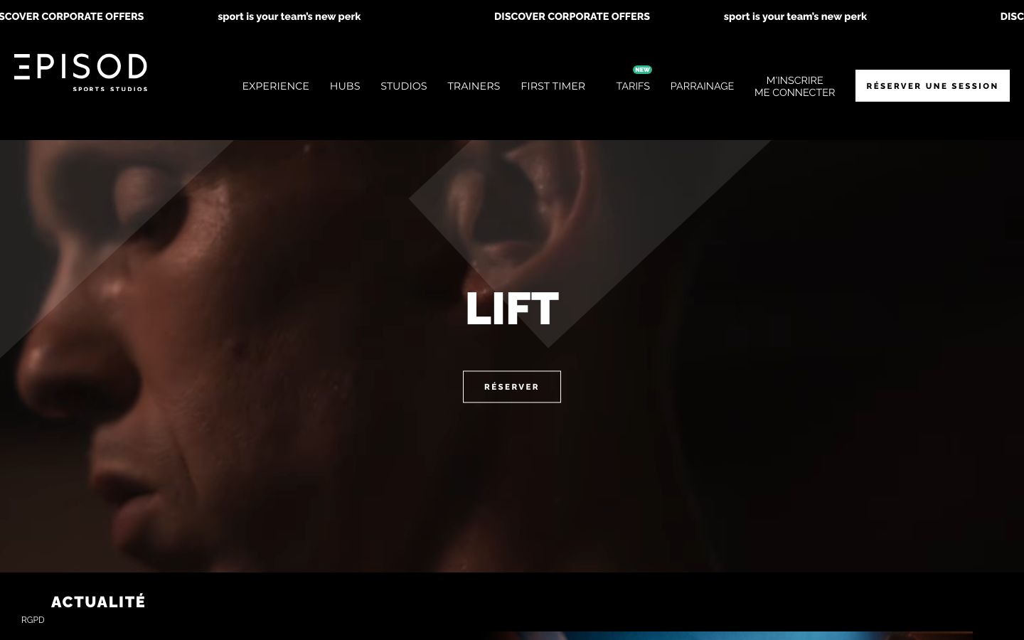 Episod homepage