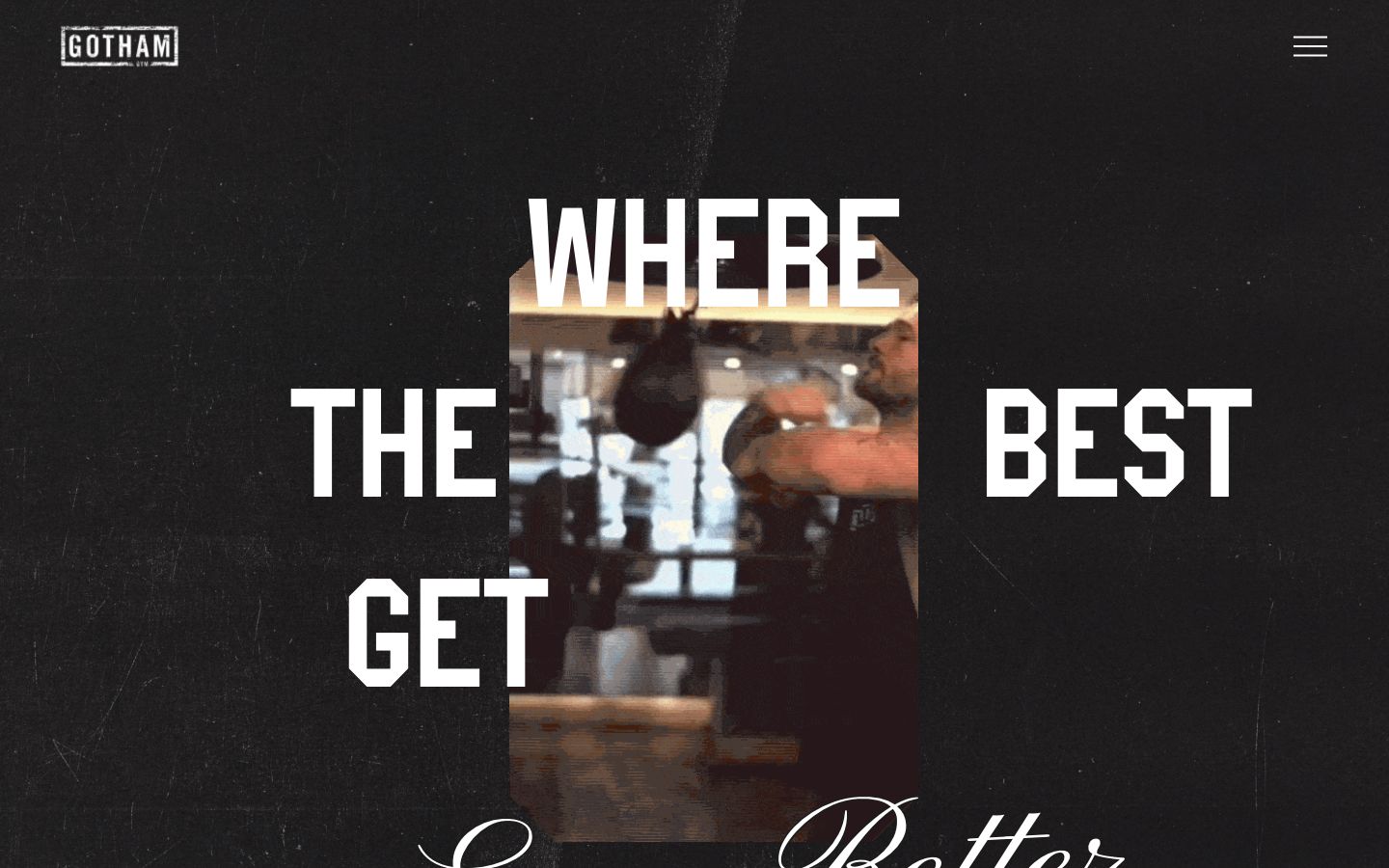 Gotham Gym homepage