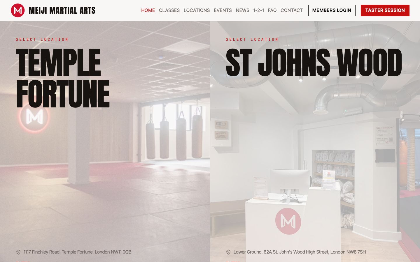 Meiji Martial Arts homepage